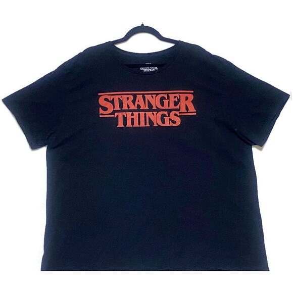Netflix Stranger Things T-Shirt Men's Size 3XL Black Short Sleeves - Picture 3 of 7